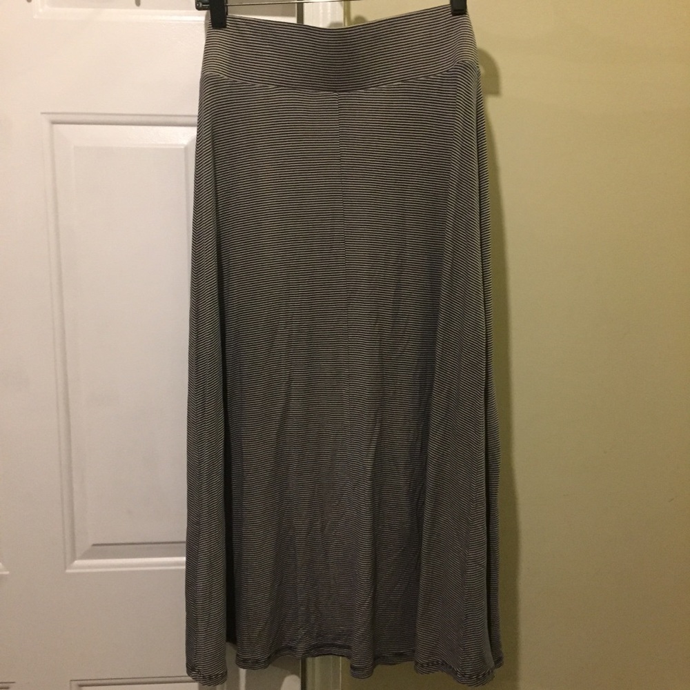 INC INTERNATIONAL CONCEPTS Striped Long Maxi Skirt
